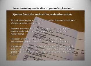 11. Zitate aus dem Evaluationsbericht der Erziehungsbehörden 2006